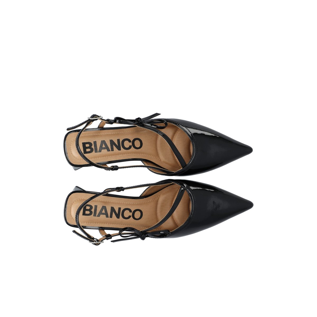 Chaussures À Bride Arrière noir - black, BIANCO