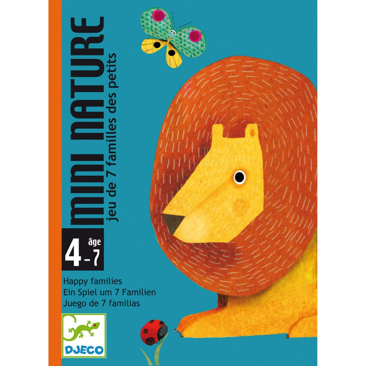 Jeu De 7 Familles Mini Nature multicolore, DJECO