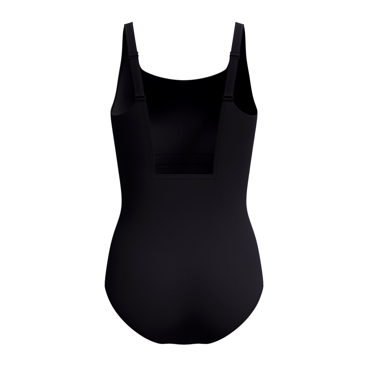 Maillot de bain 1 pièce motif/style contour noir / bleu foncé, SPEEDO