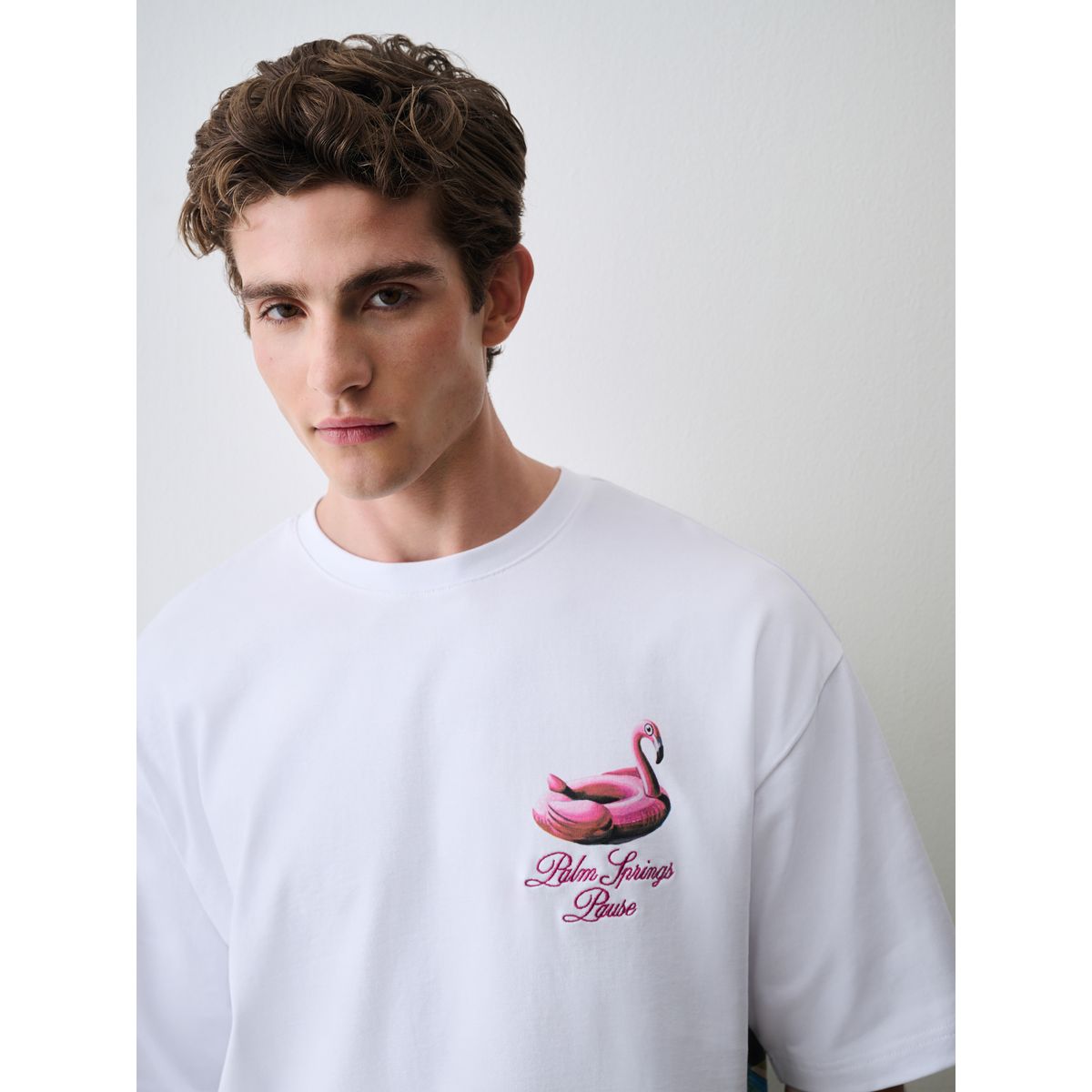 T-shirt seminal piscine blanche chris riley, NEXT