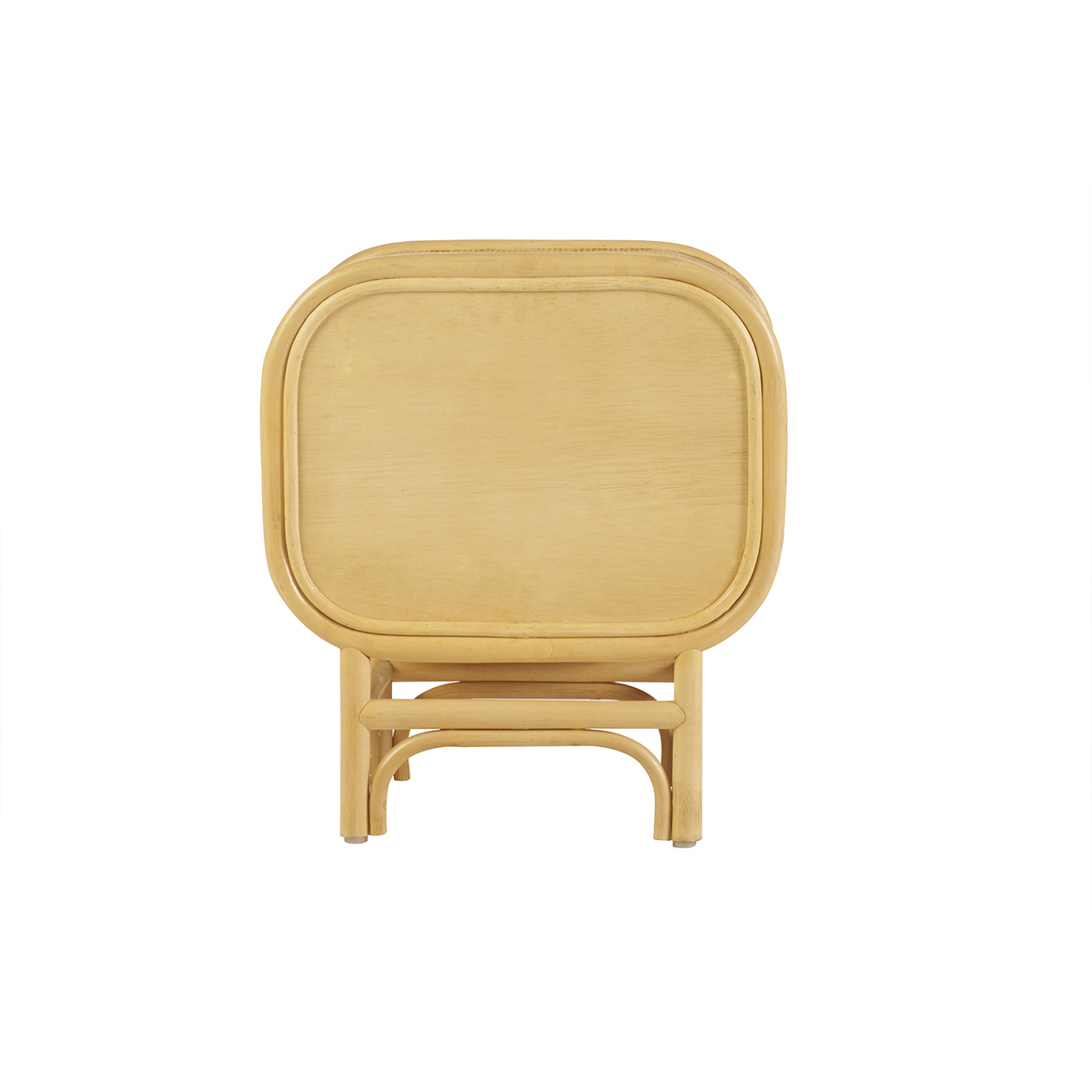 Table de chevet avec tiroir en rotin LUWAK naturel, MILIBOO