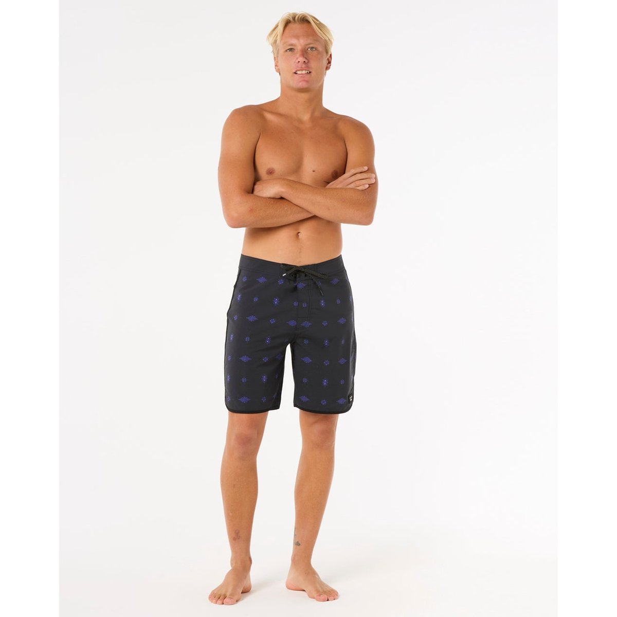 Boardshort MIRAGE Micro DIAMOND noir, RIP CURL