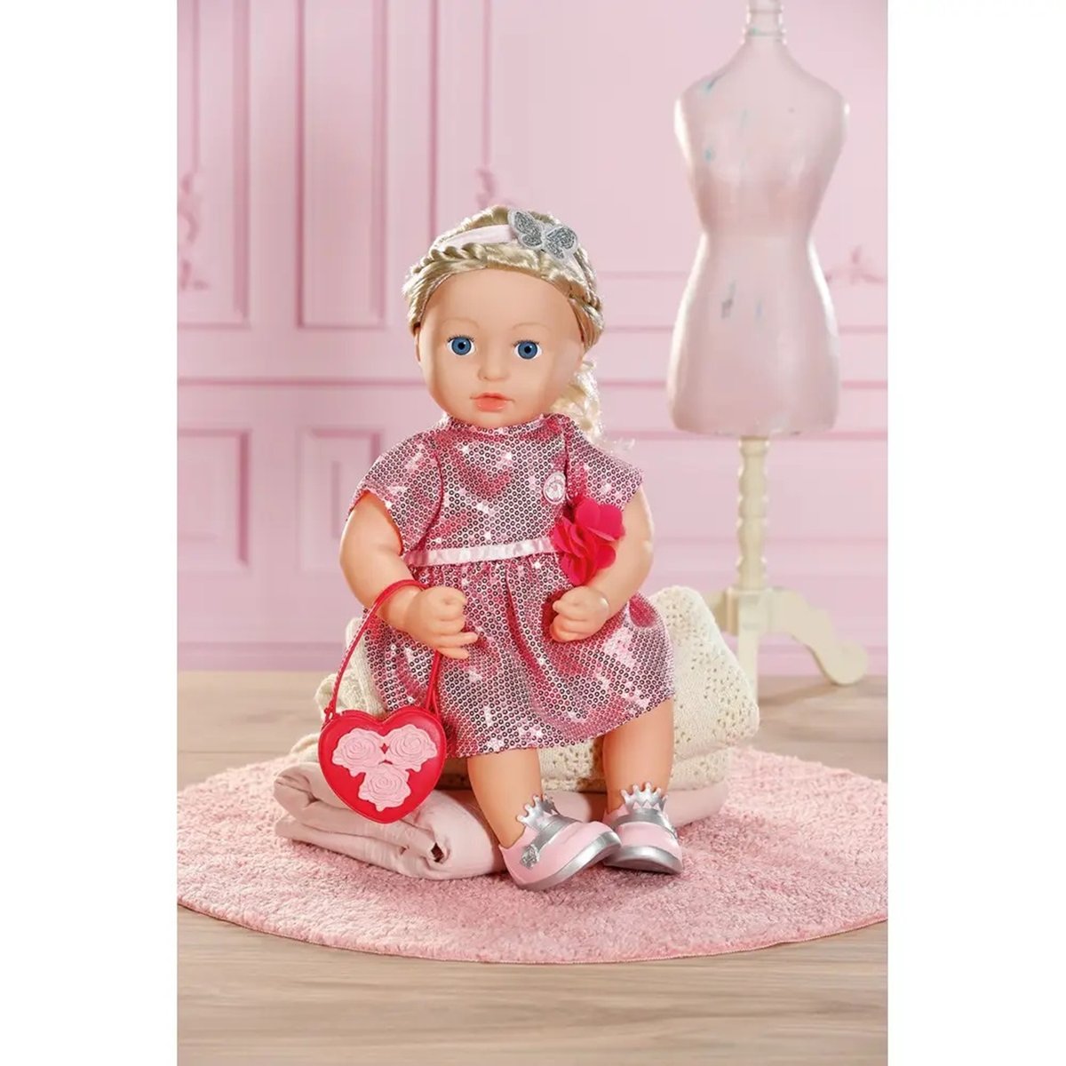 Baby Annabell Deluxe Tenue Glamour 43 cm multicolore, ZAPF CREATION