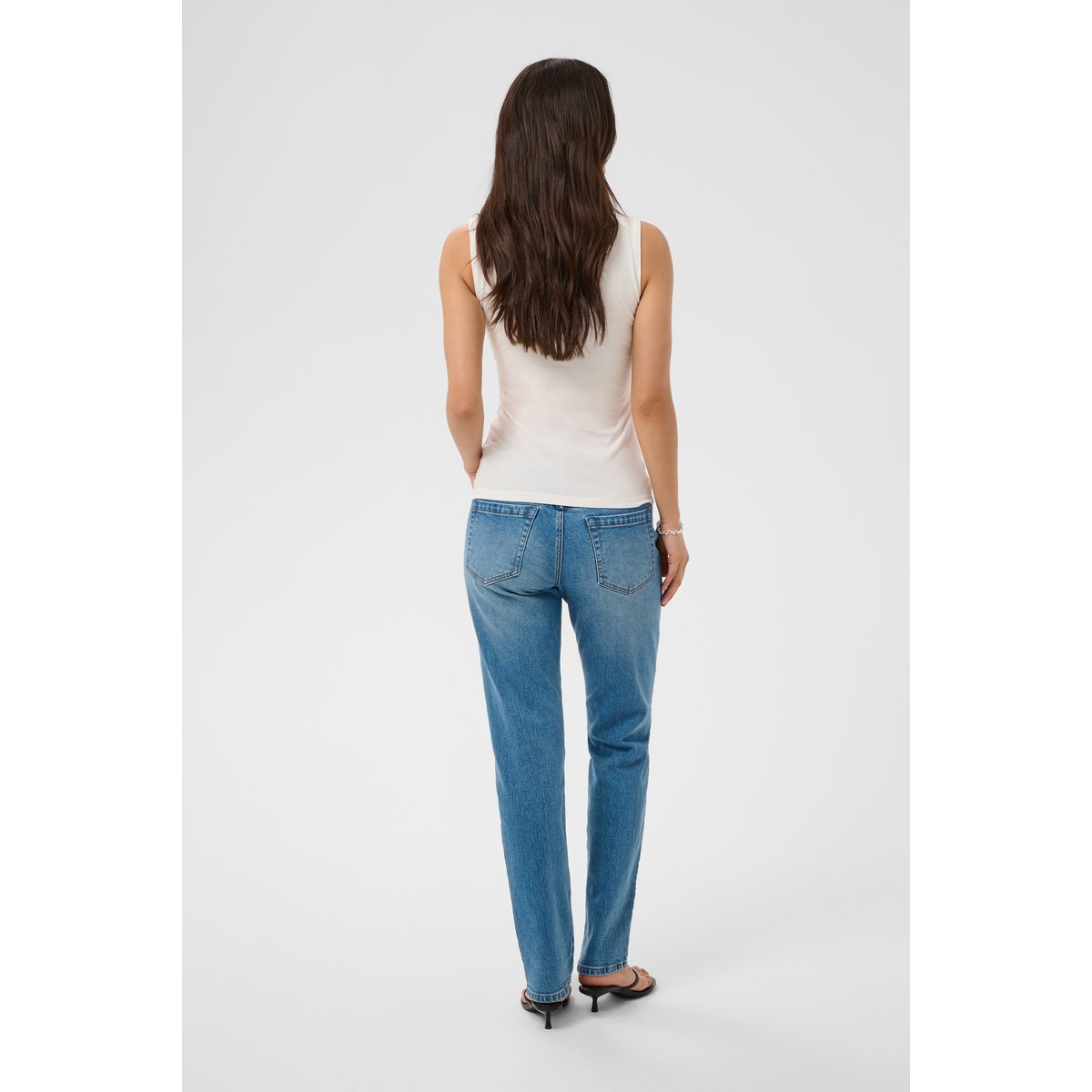 Jersey sans-manches blanc chalk, KAFFE