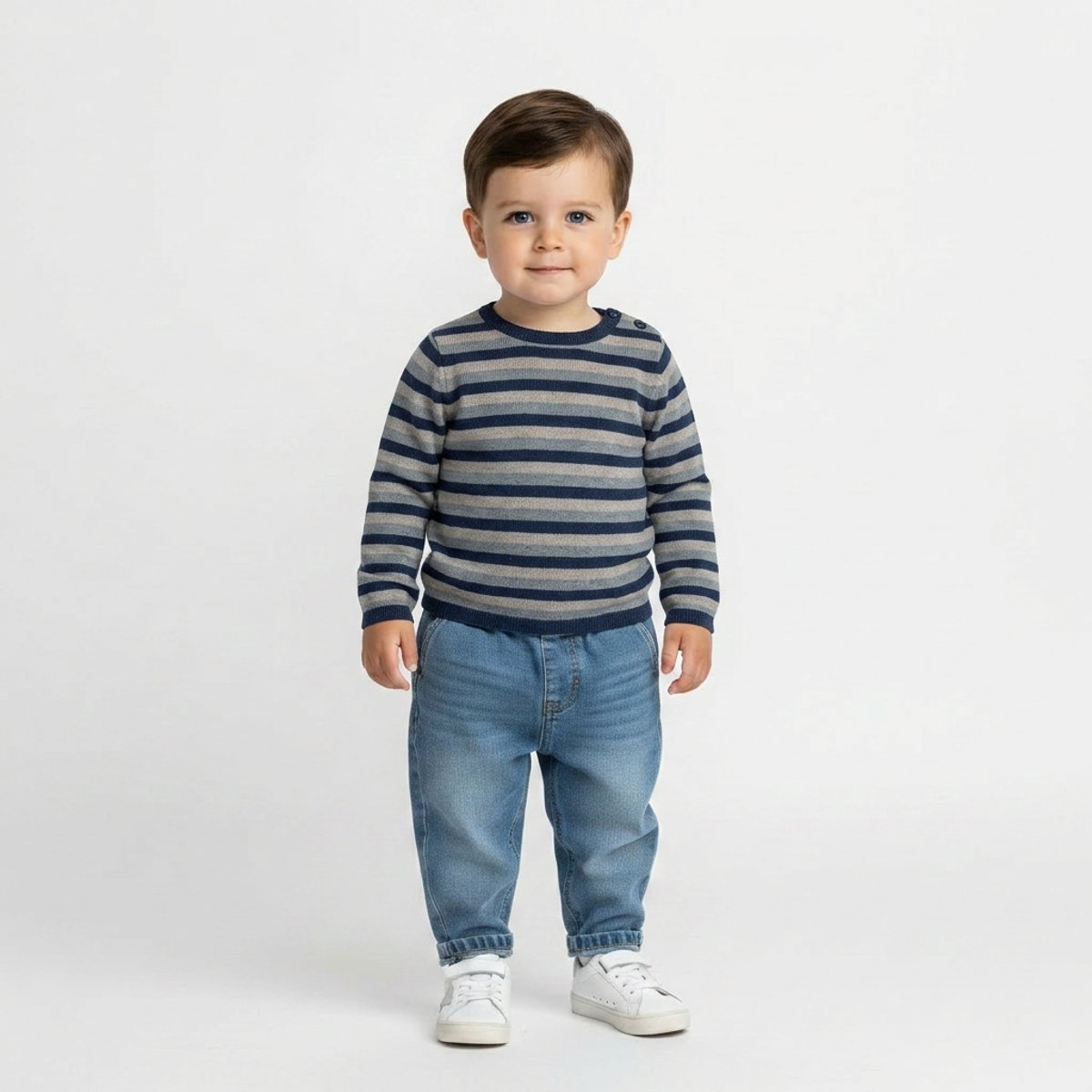 Pull bébé - Très bon état bleu, BONPOINT