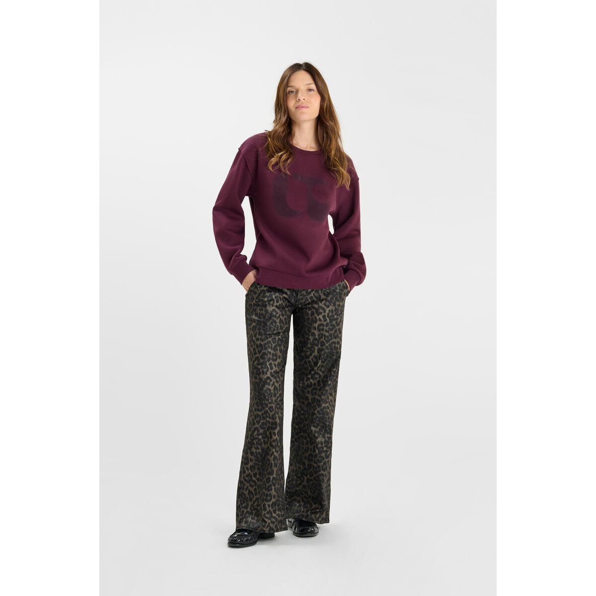 Sweat-Shirt PAOLI mauve wine, LE TEMPS DES CERISES