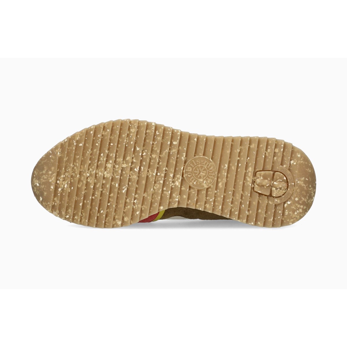 Baskets en cuir JANEL vert 5146, MEPHISTO