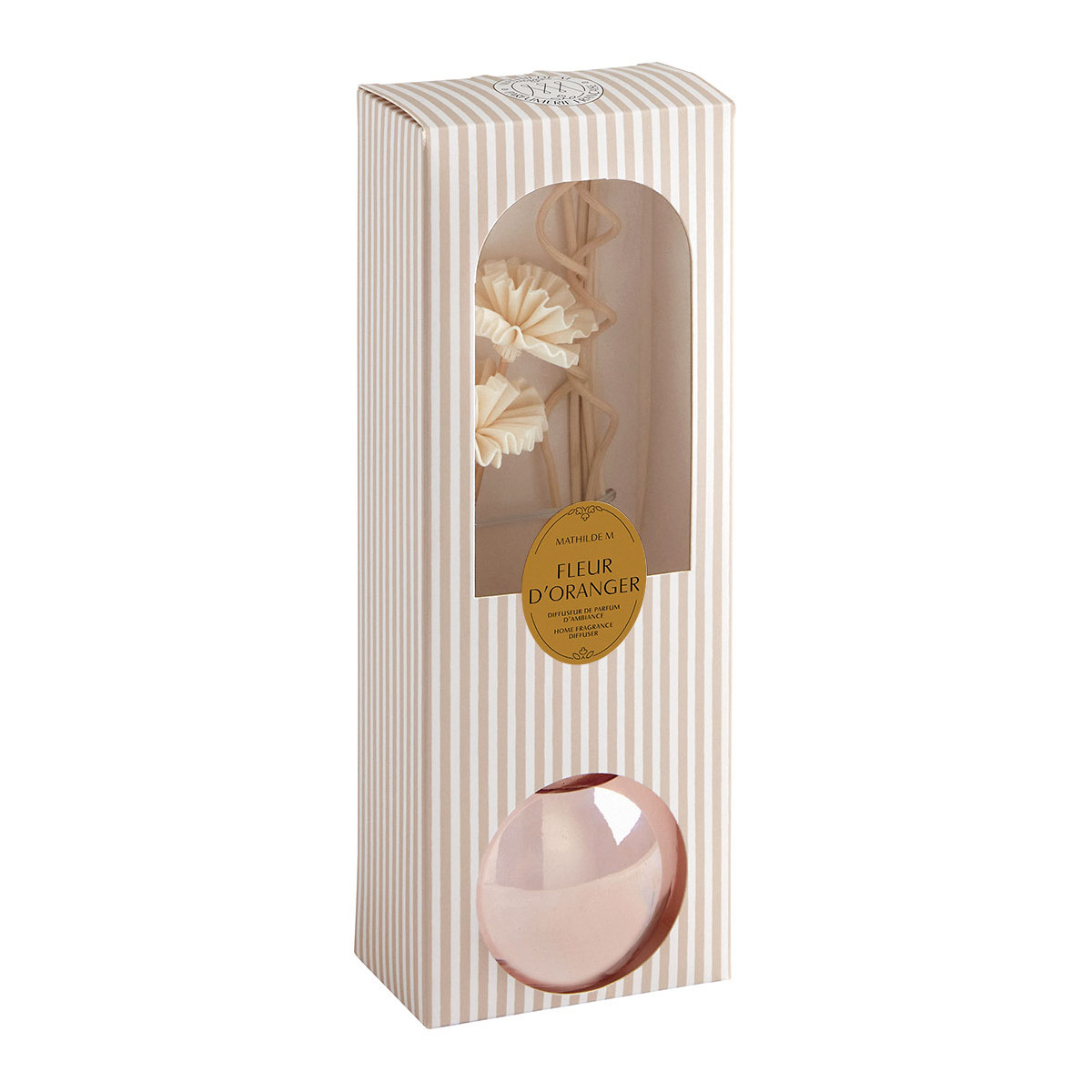 Diffuseur de parfum Fleur d'Oranger JARDIN DE FANTAISIES rose, MATHILDE M