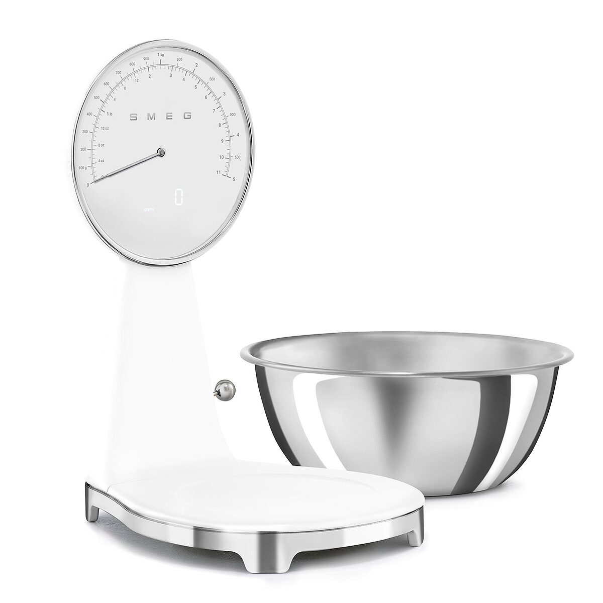 Balança de Cozinha Analógica e digital, SMEG branco, SMEG