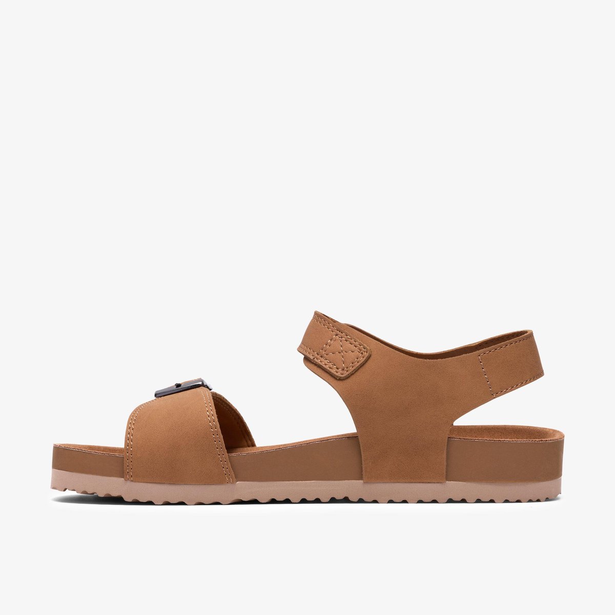Sandales Synthétique Coupe Large BALI HEAT K marron, CLARKS