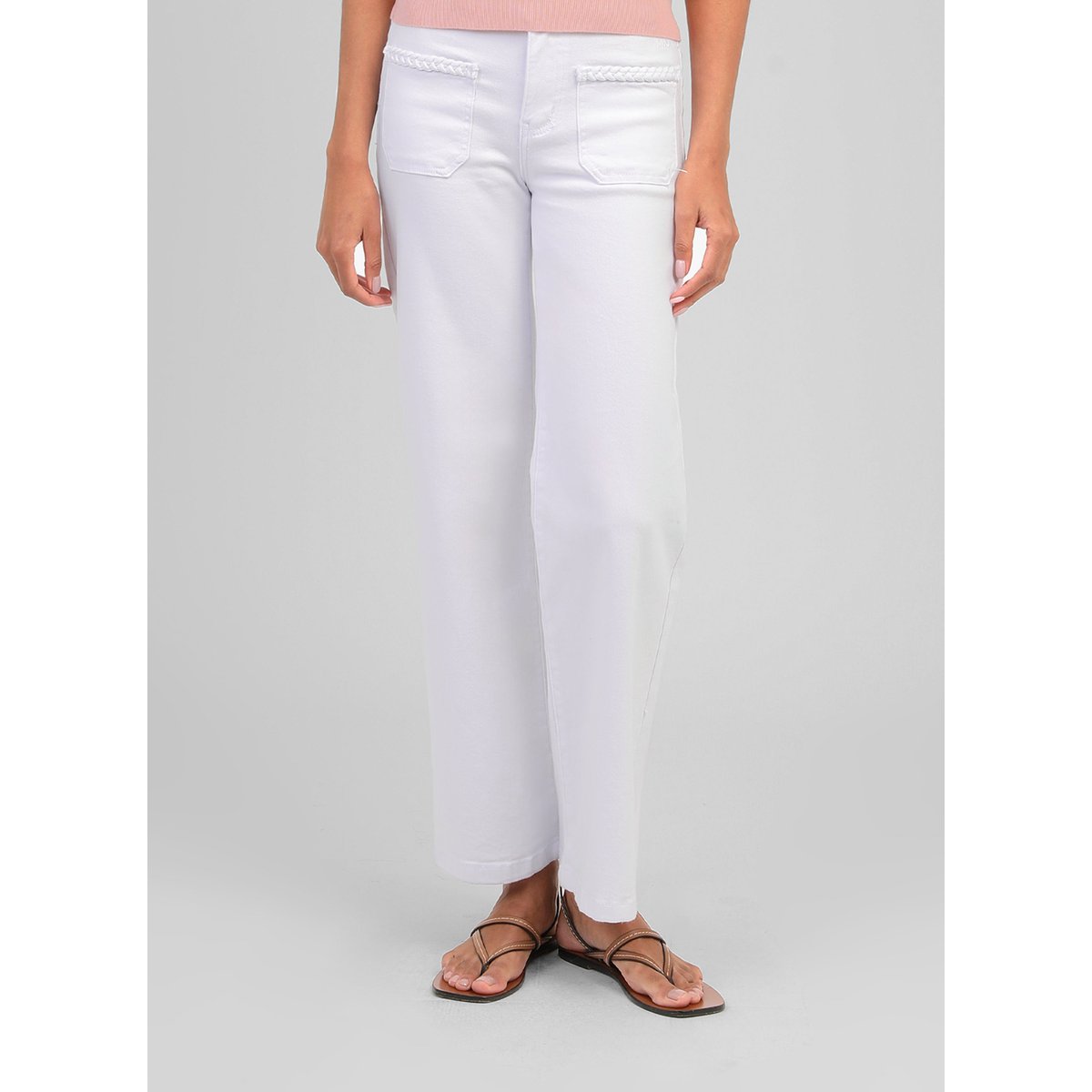 Pantalon PITRESS blanc, AN'GE