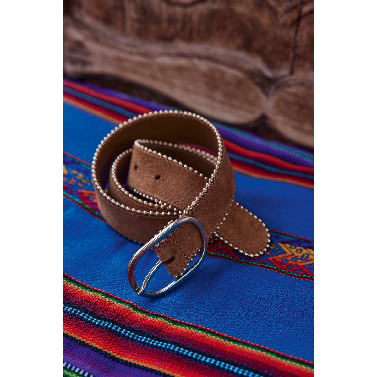 Ceinture en cuir JASMINE camel clair, Maison 123