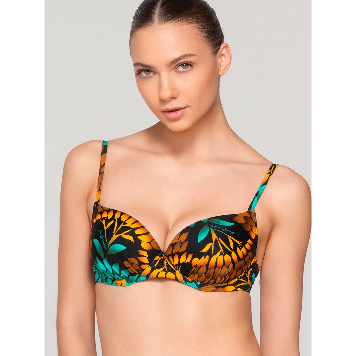 Haut maillot de bain préformé balconnet EMERALD imprimé, LUNA SPLENDIDA