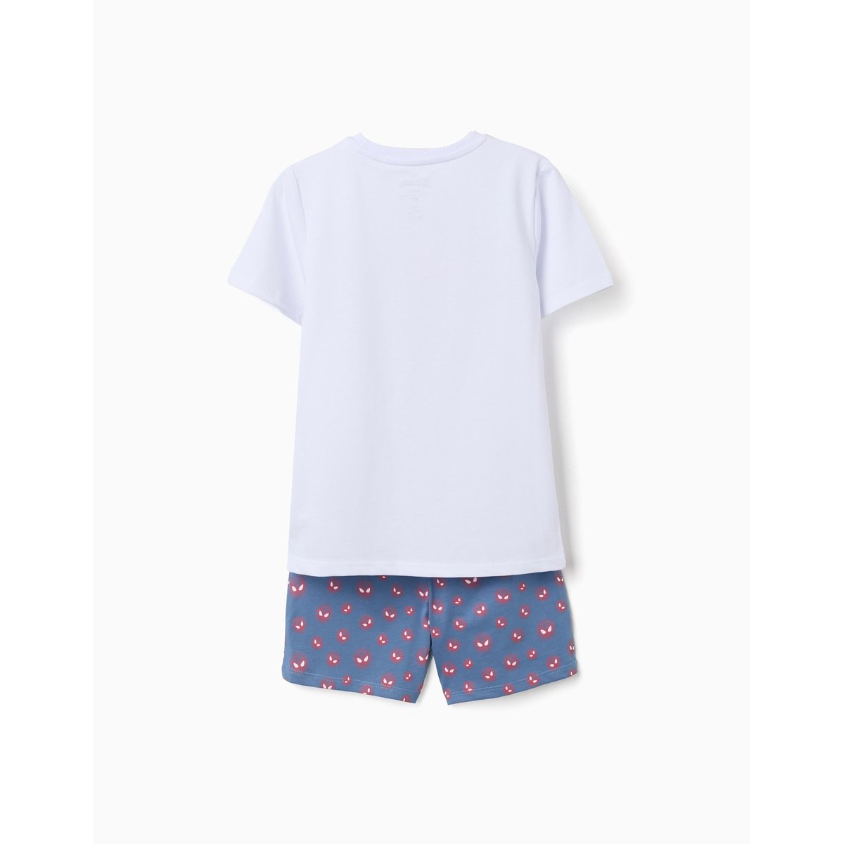 Pyjama court avec imprimé qui brille dans le noir Spider-Man blanc, ZIPPY
