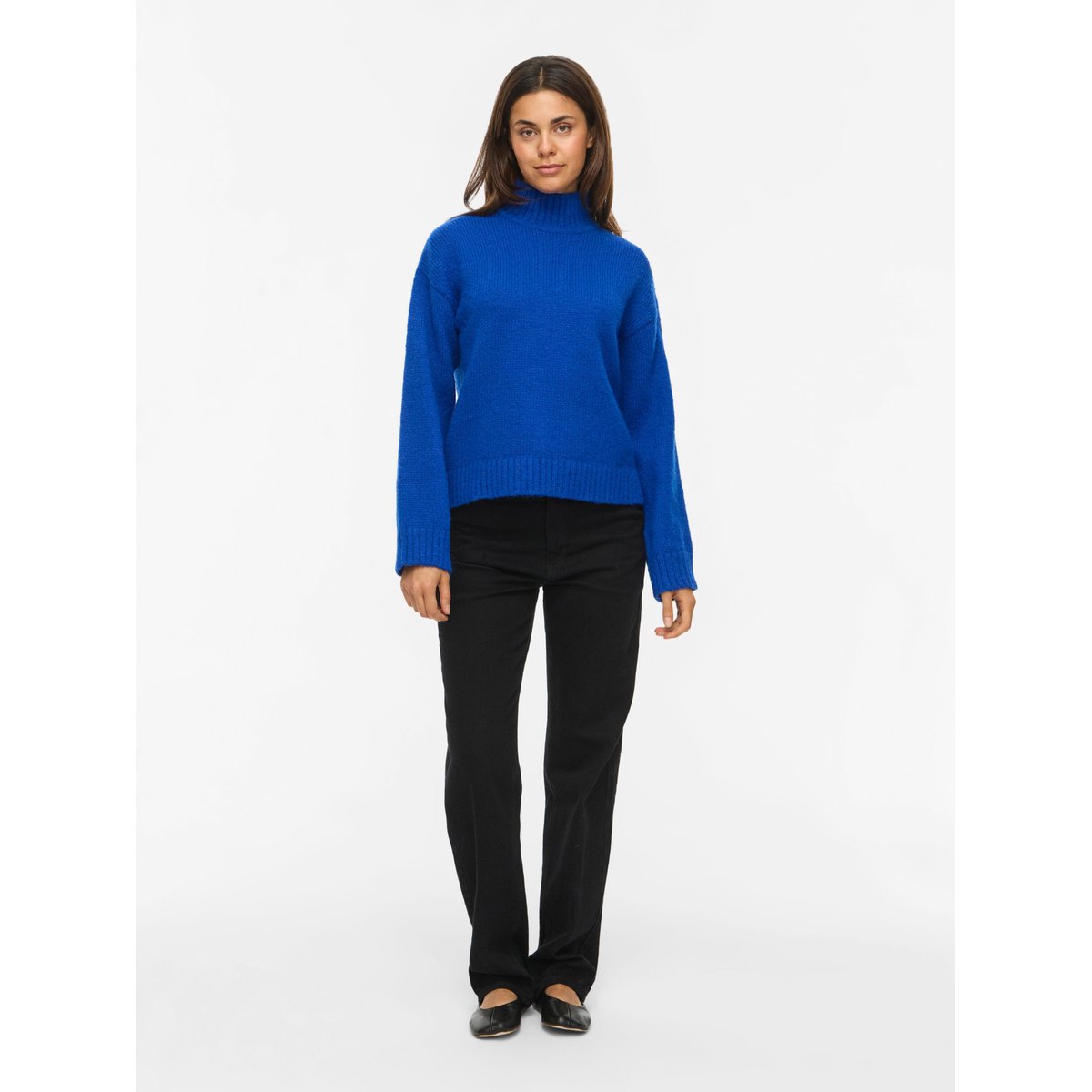 Pull En Maille bleu - surf the web1, VILA