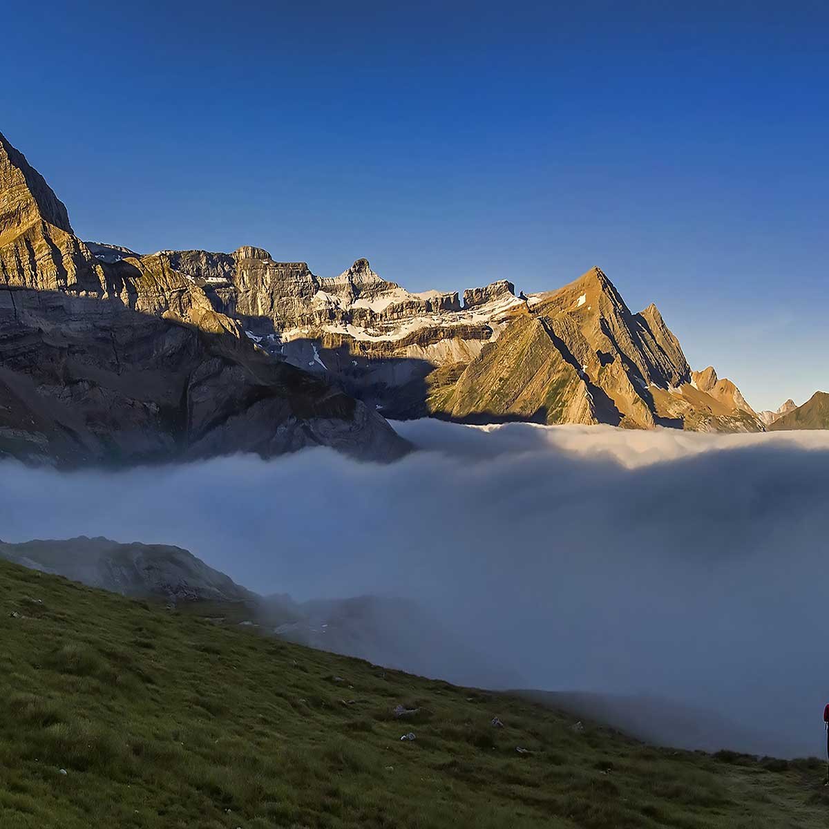 Tableau le mont perdu pyrénées tableau alu dibond, HEXOA