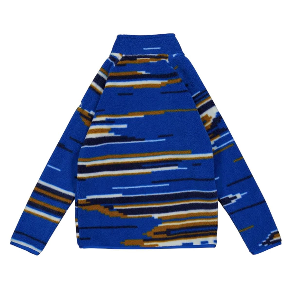 Sweat à col montant zippé motif/style à rayures bleu, CRAGHOPPERS