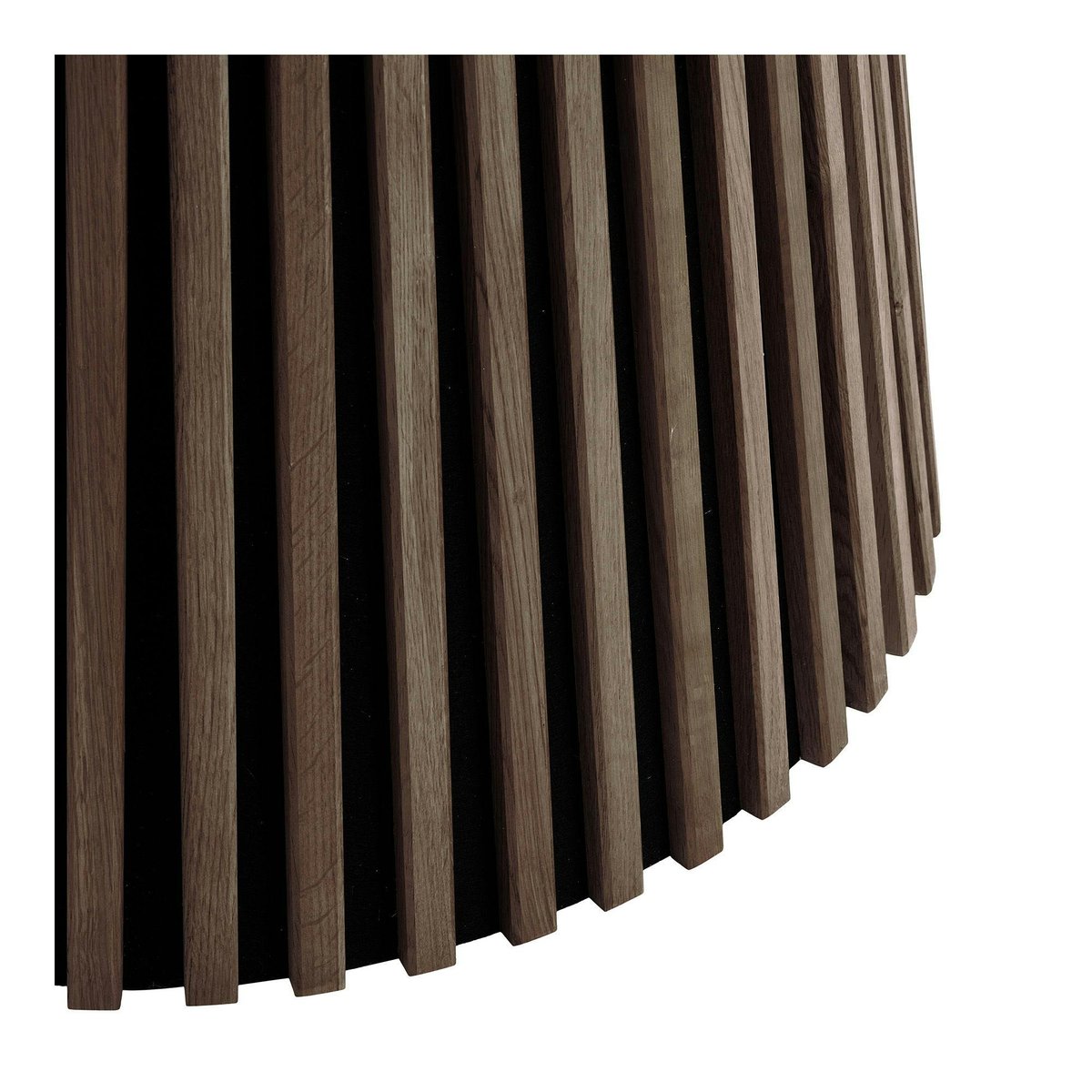 Table ronde moderne, pied baguette AMSTERDAM chêne brun (120 cm), PIER IMPORT