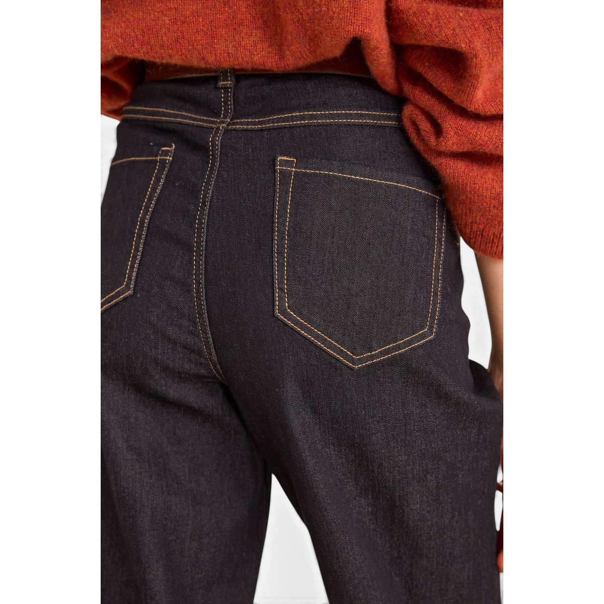 Jean droit cropped SCOTTY rinse, Maison 123