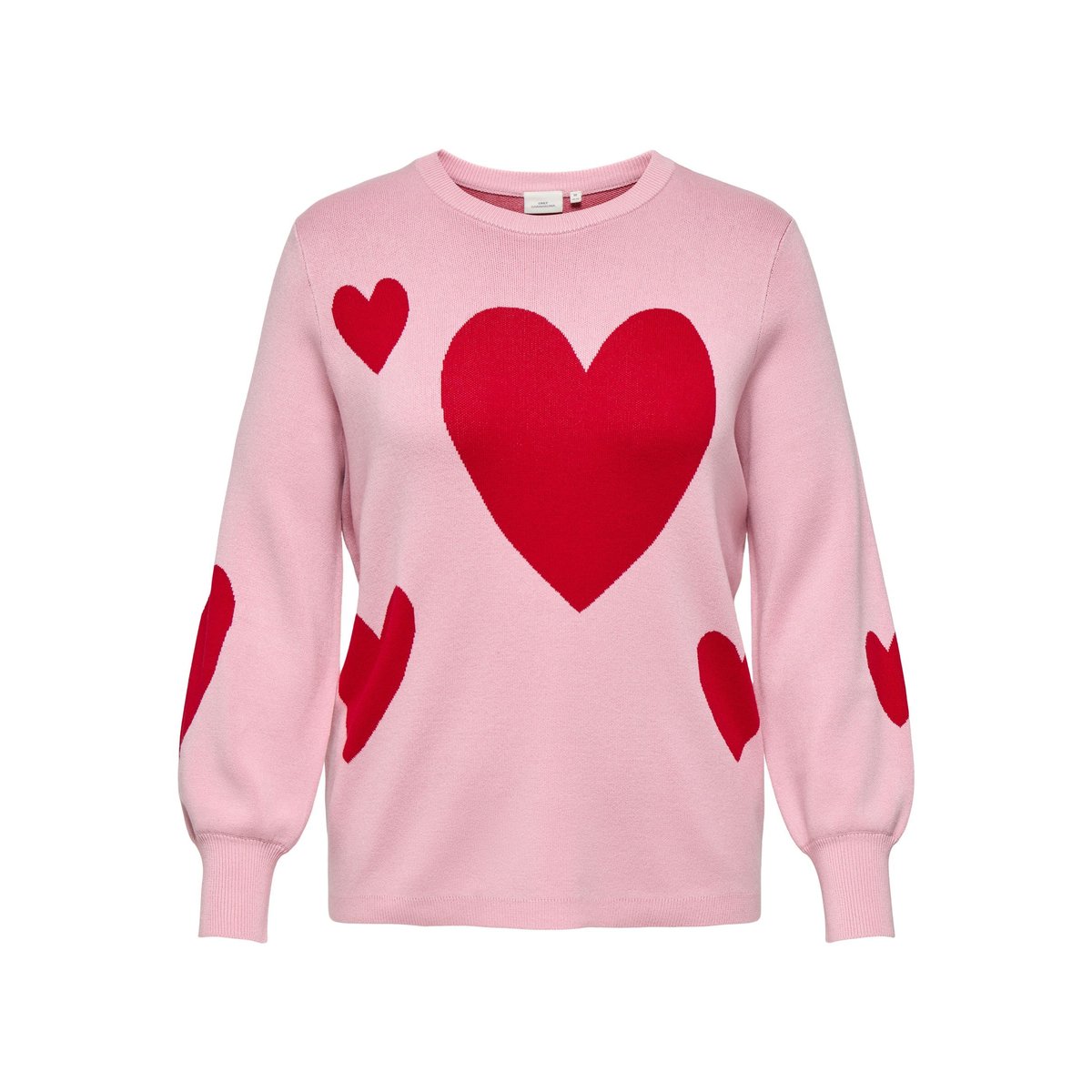 Pull En Maille rouge - romance rose, ONLY CARMAKOMA