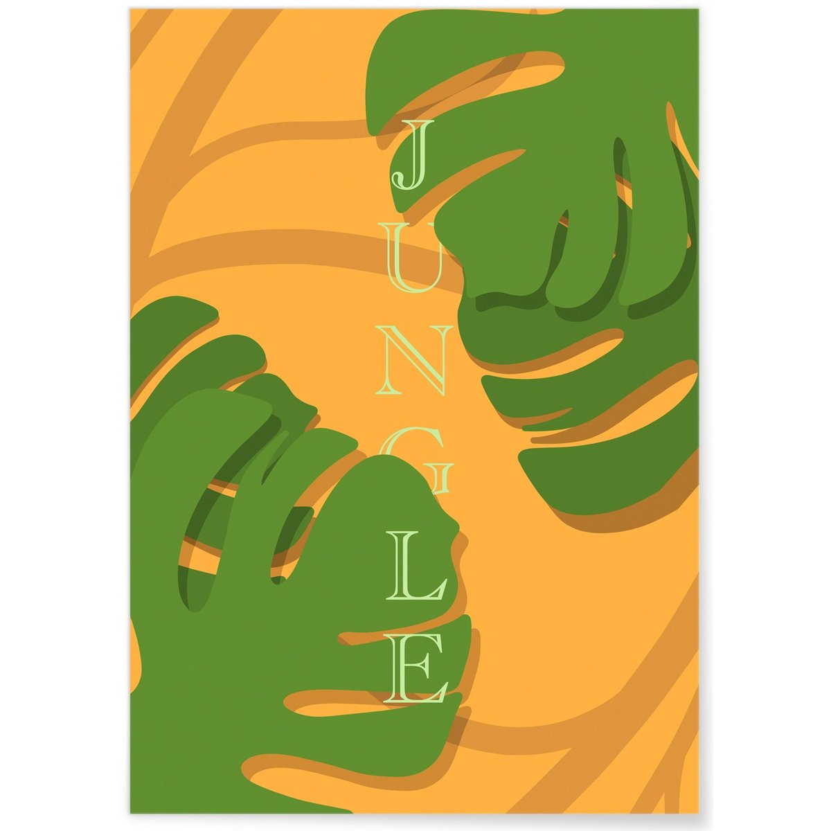 Affiche Jungle blanc, L'AFFICHERIE