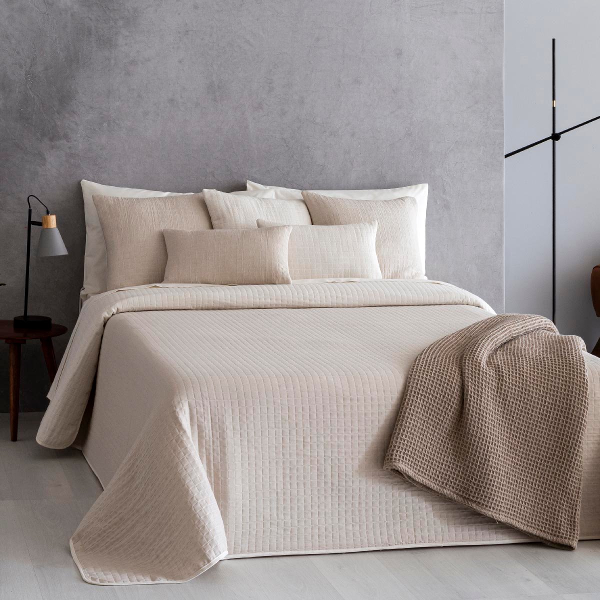 Couvre lit CONSTANCE lin, NAF NAF HOME