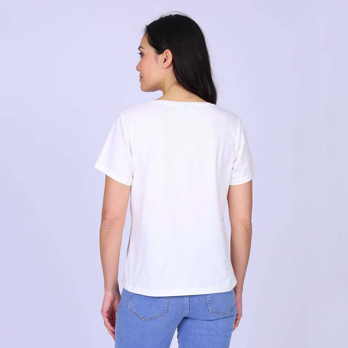 T-shirt cœur Glenna blanc casse, MISE AU GREEN