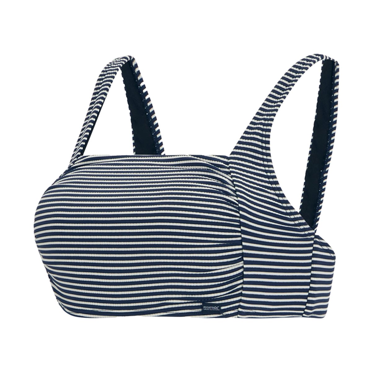 Haut de maillot de bain motif/style à rayures LORIA bleu marine / blanc, REGATTA