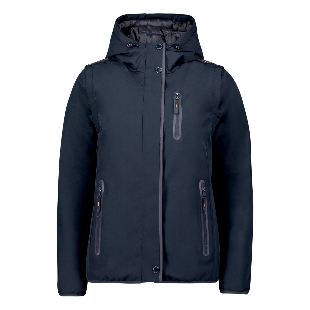 Veste réversible à capuche bleu foncé, BETTY BARCLAY