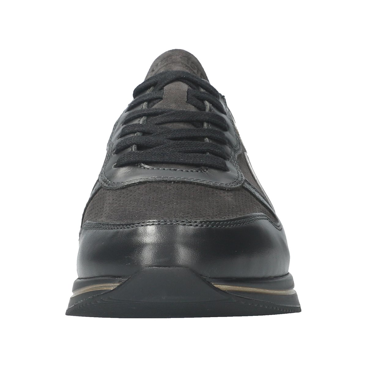Baskets en cuir LORA gris carbone 5140, MEPHISTO