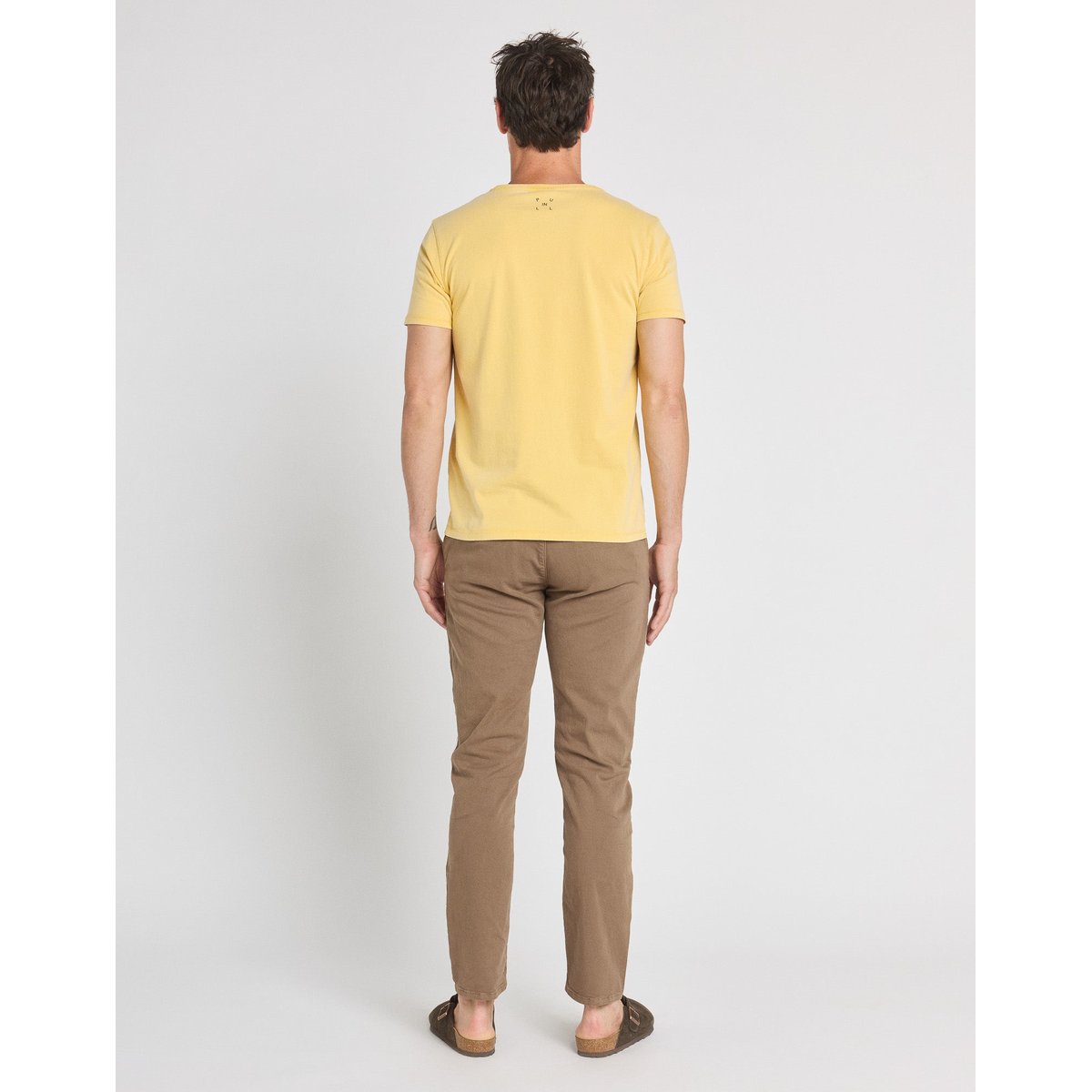 PANTALON CHINO TEAK marron, PULLIN