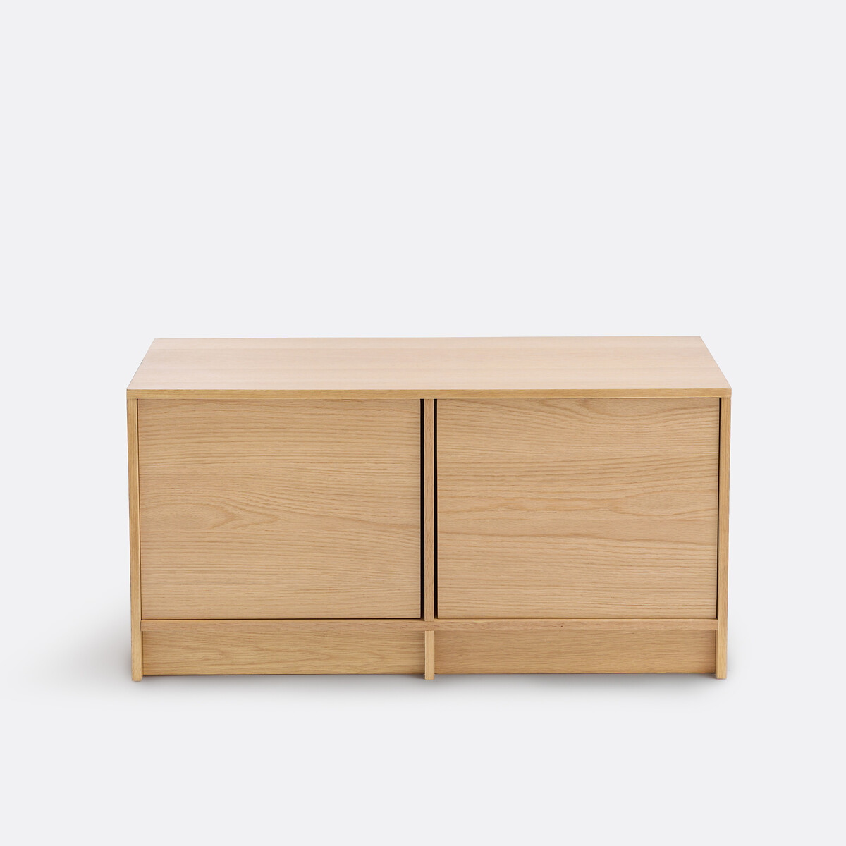 Credenza bassa modulare impiallacciata rovere, 2 ante Senssia color quercia, LA REDOUTE INTERIEURS