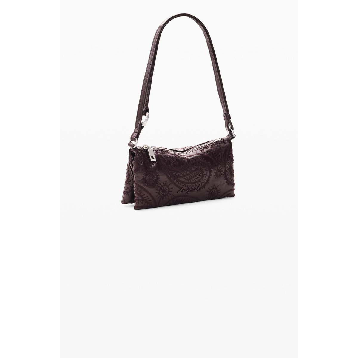 Portefeuille bandoulière Paisley rouge, DESIGUAL