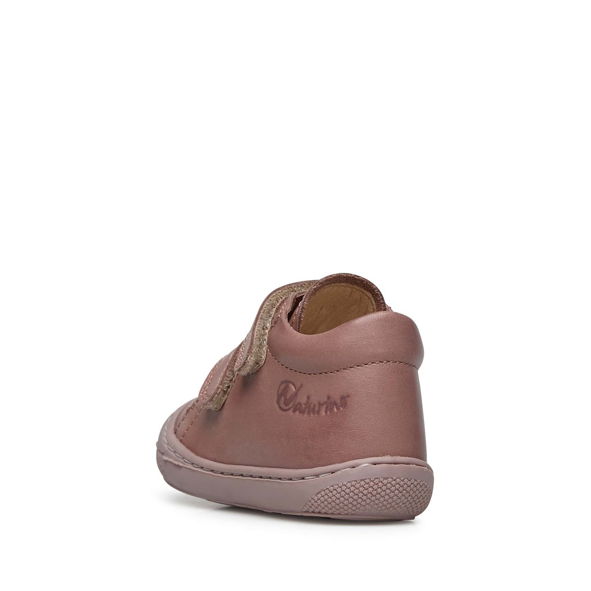 Chaussures premiers pas en cuir COCOON VL rose antique, NATURINO