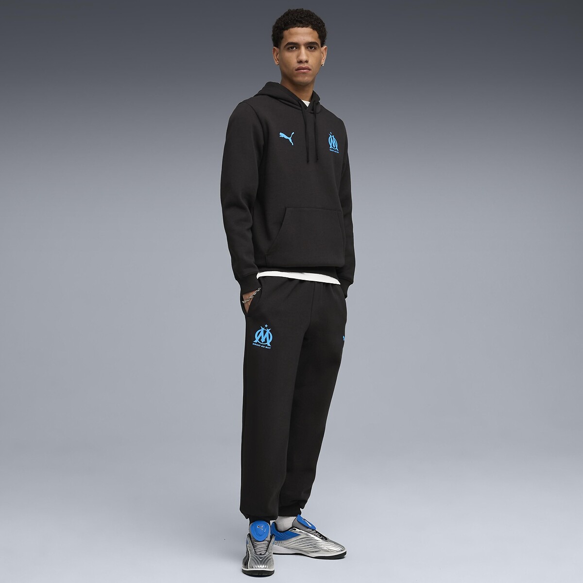 Pantalon de football, Olympique de Marseille noir, PUMA