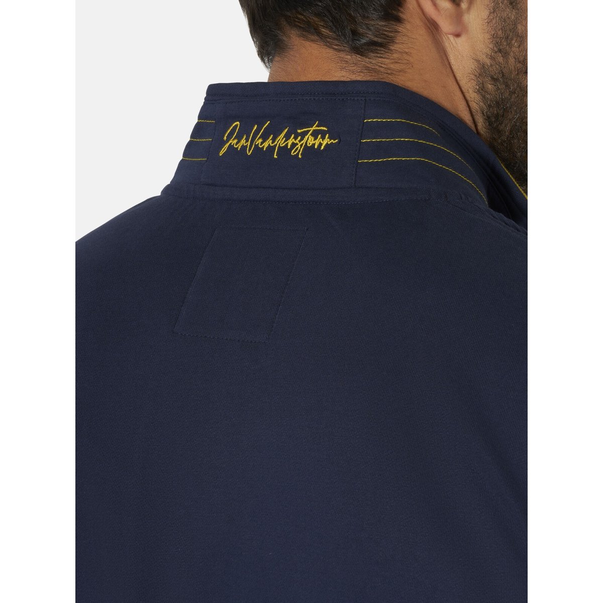 Veste en molleton PEDKA bleu foncé, JAN VANDERSTORM