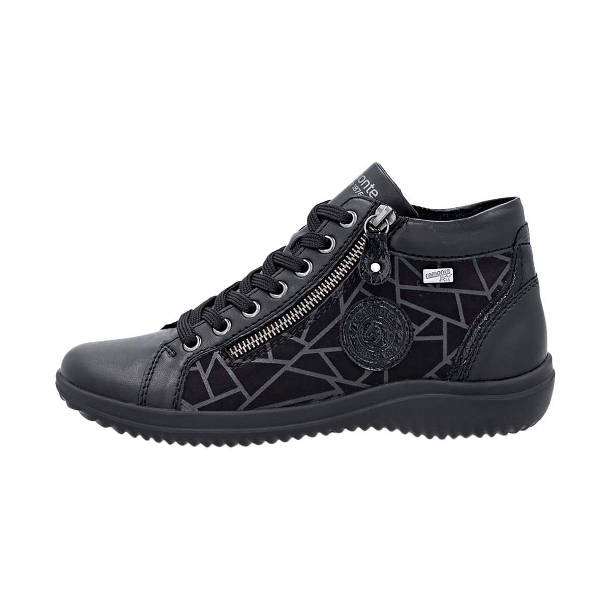 Basket Montante à Lacets Fino noir, REMONTE