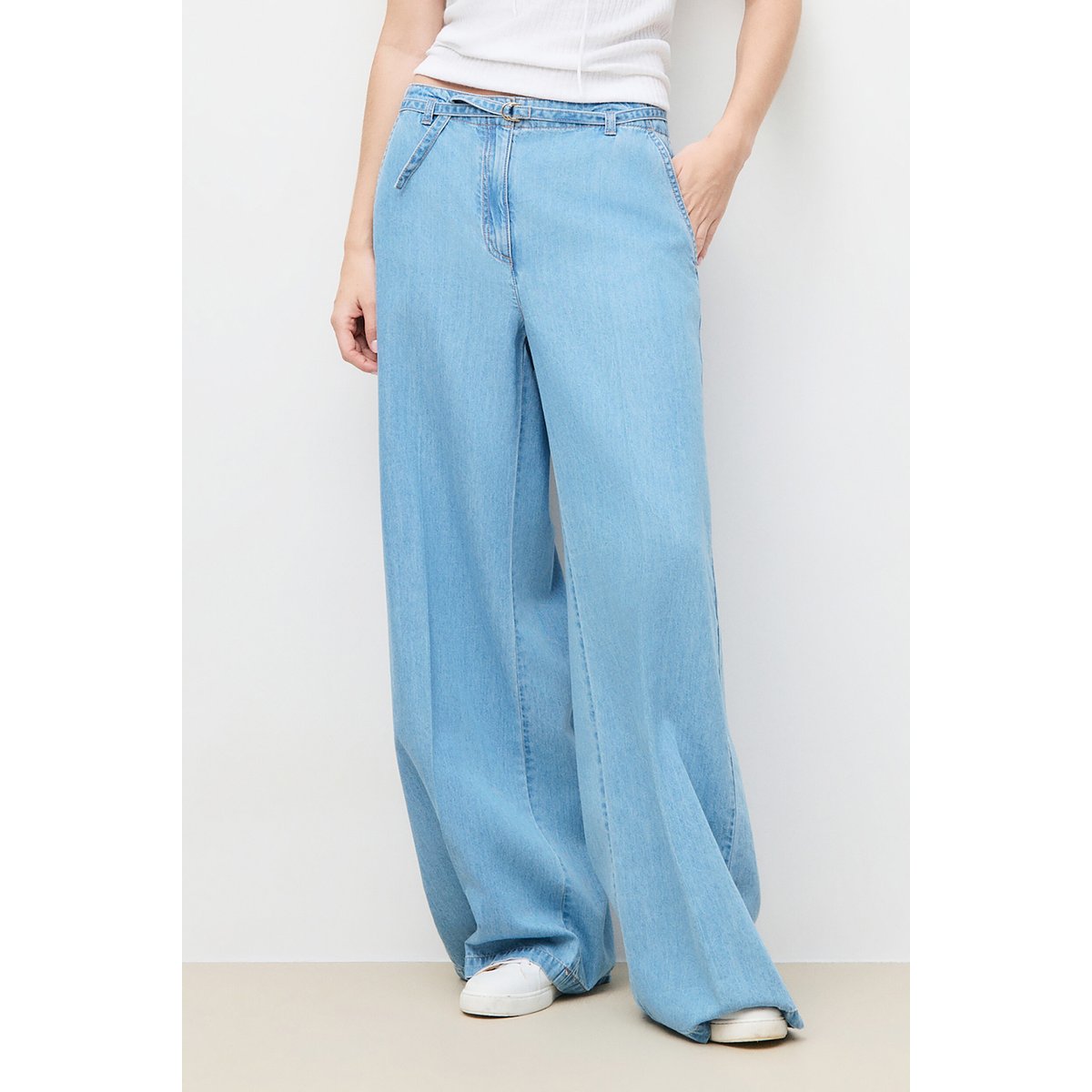 Pantalon Palomadenim2 denim baby bleu, CAROLL