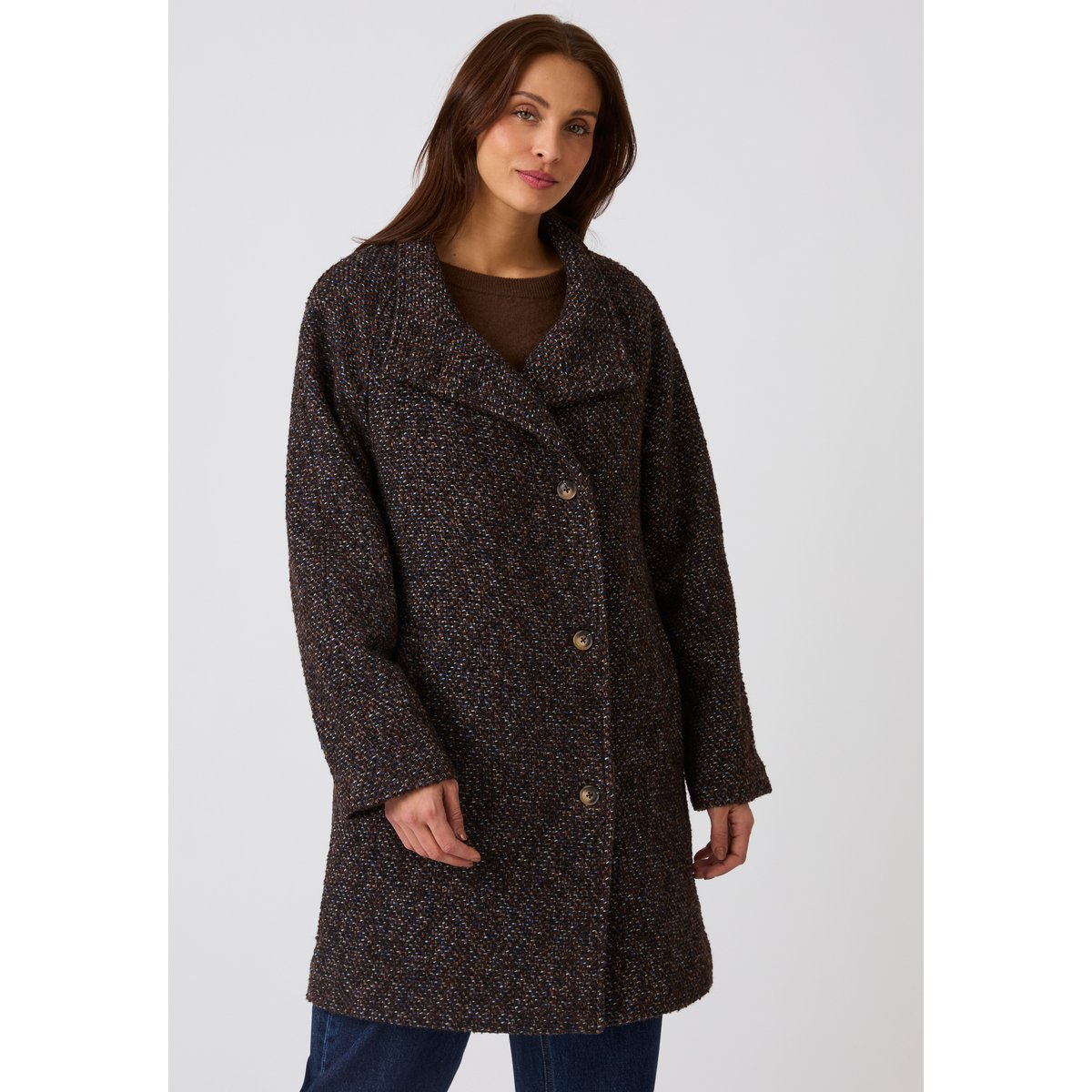 Manteau Thermolactyl marron, DAMART