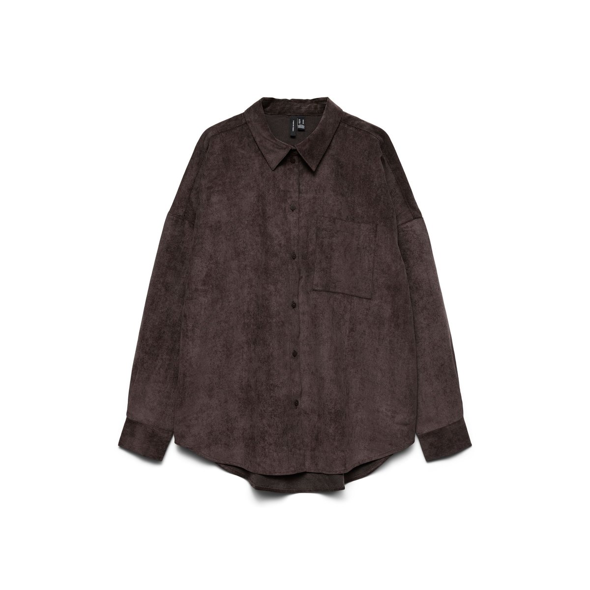 Chemise En Corduroy chocolate torte, VERO MODA