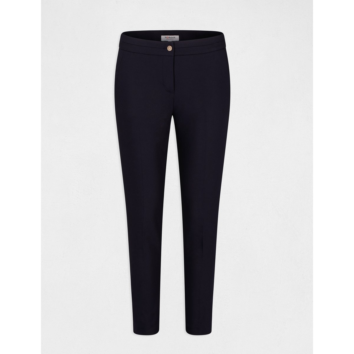 Pantalon city droit 7/8ème marine, MORGAN