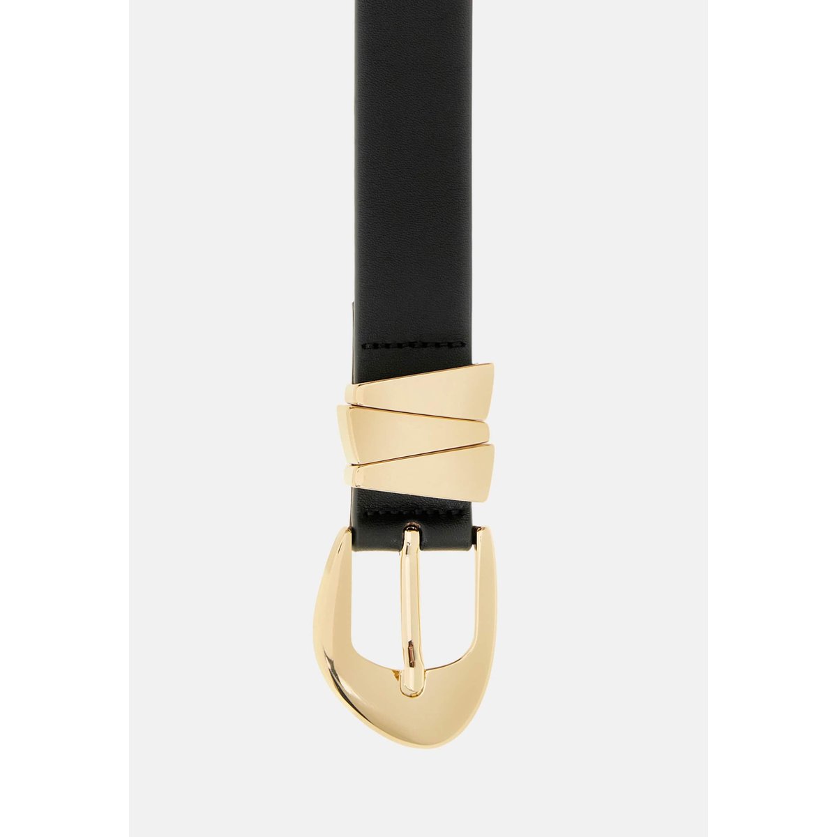 Ceinture En Cuir Véritable noir, GUESS