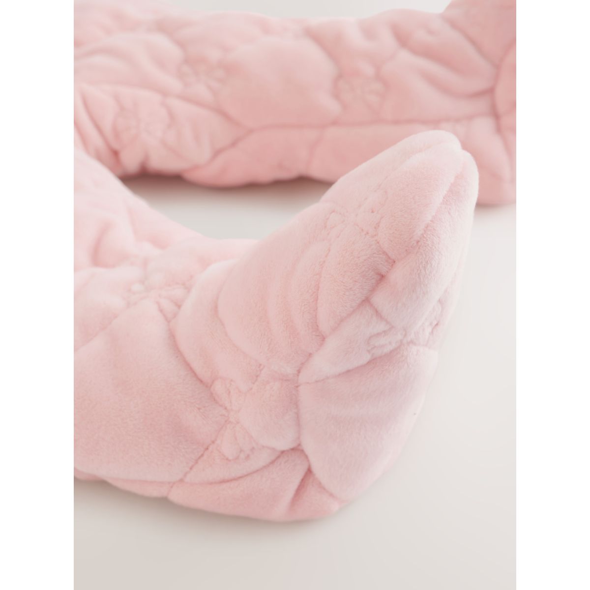 Combinaison intégrale bébé matelassée fermeture éclair en velours rose, NEXT
