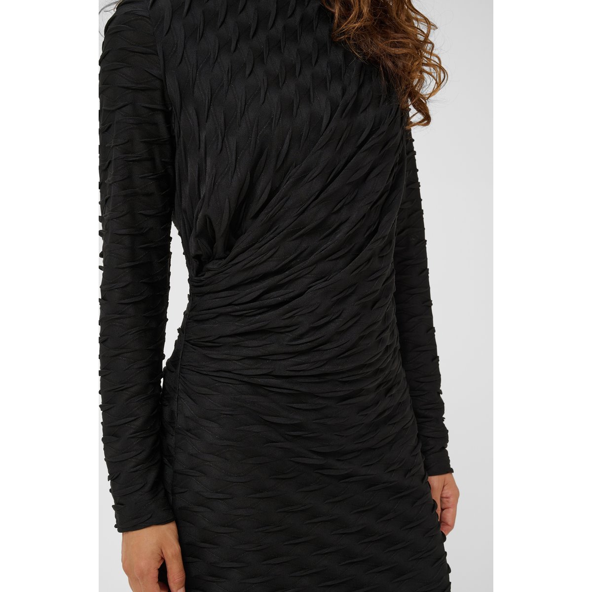 Robe décontractée noir black lurex, CULTURE