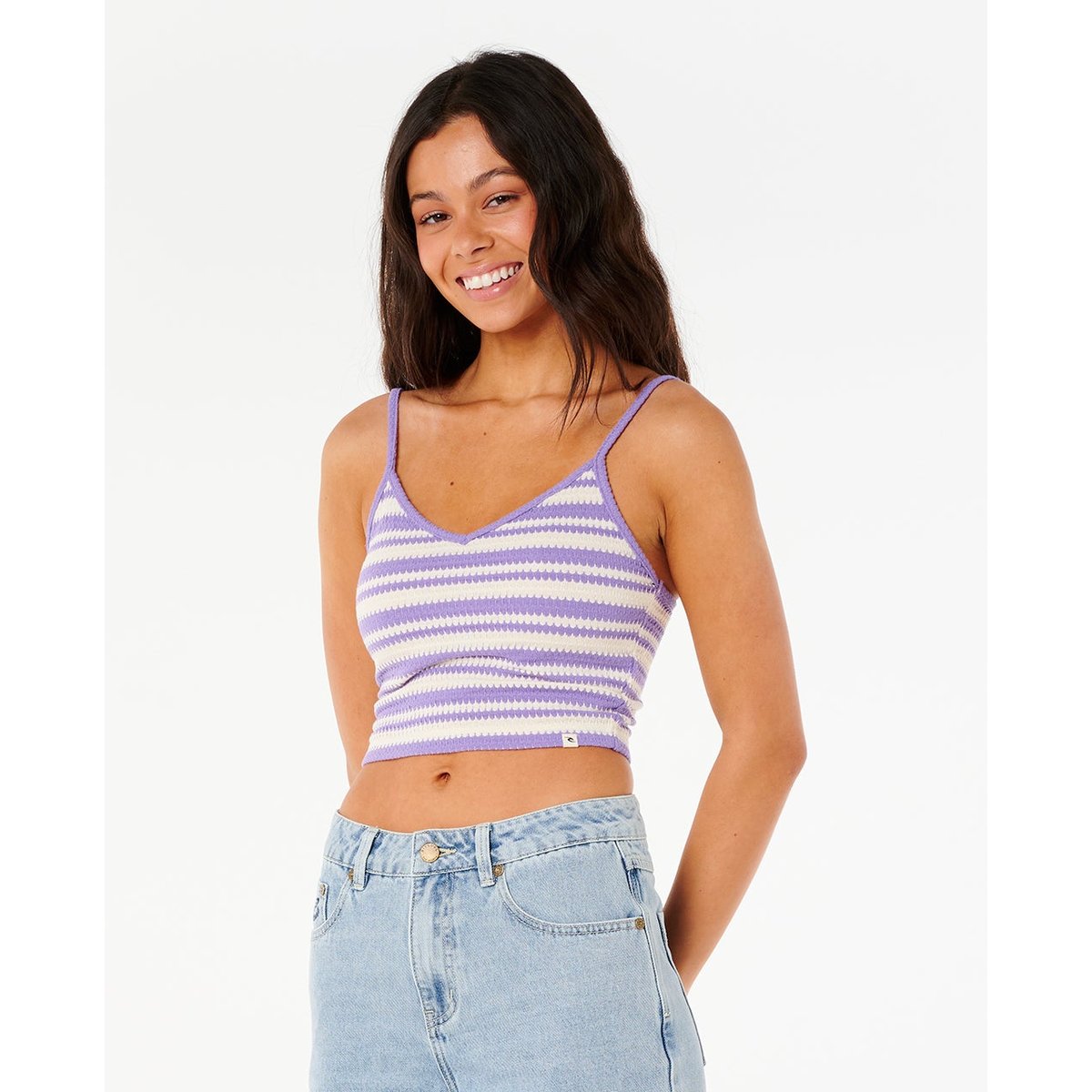 T-Shirt BOBBI STRIPE CAMI blanc/violet, RIP CURL