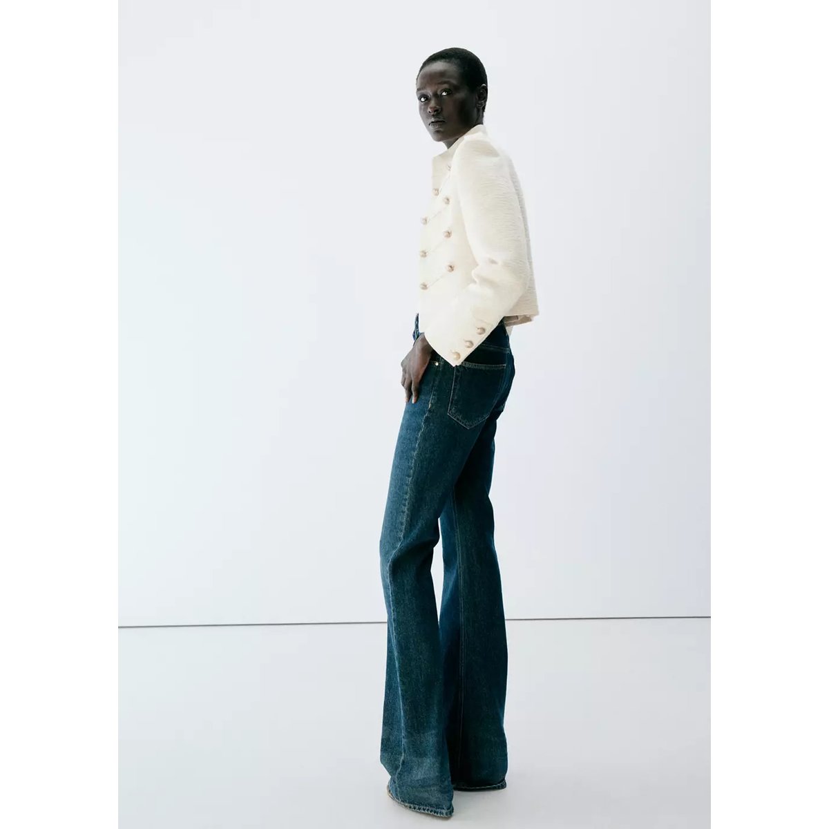 Veste charlie écru, MANGO