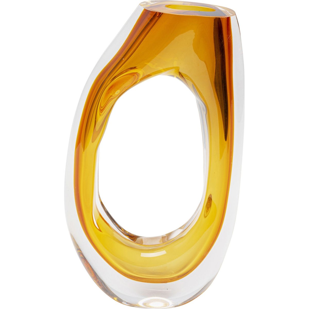Vase en verre, ANELLO couleur unique, KARE DESIGN