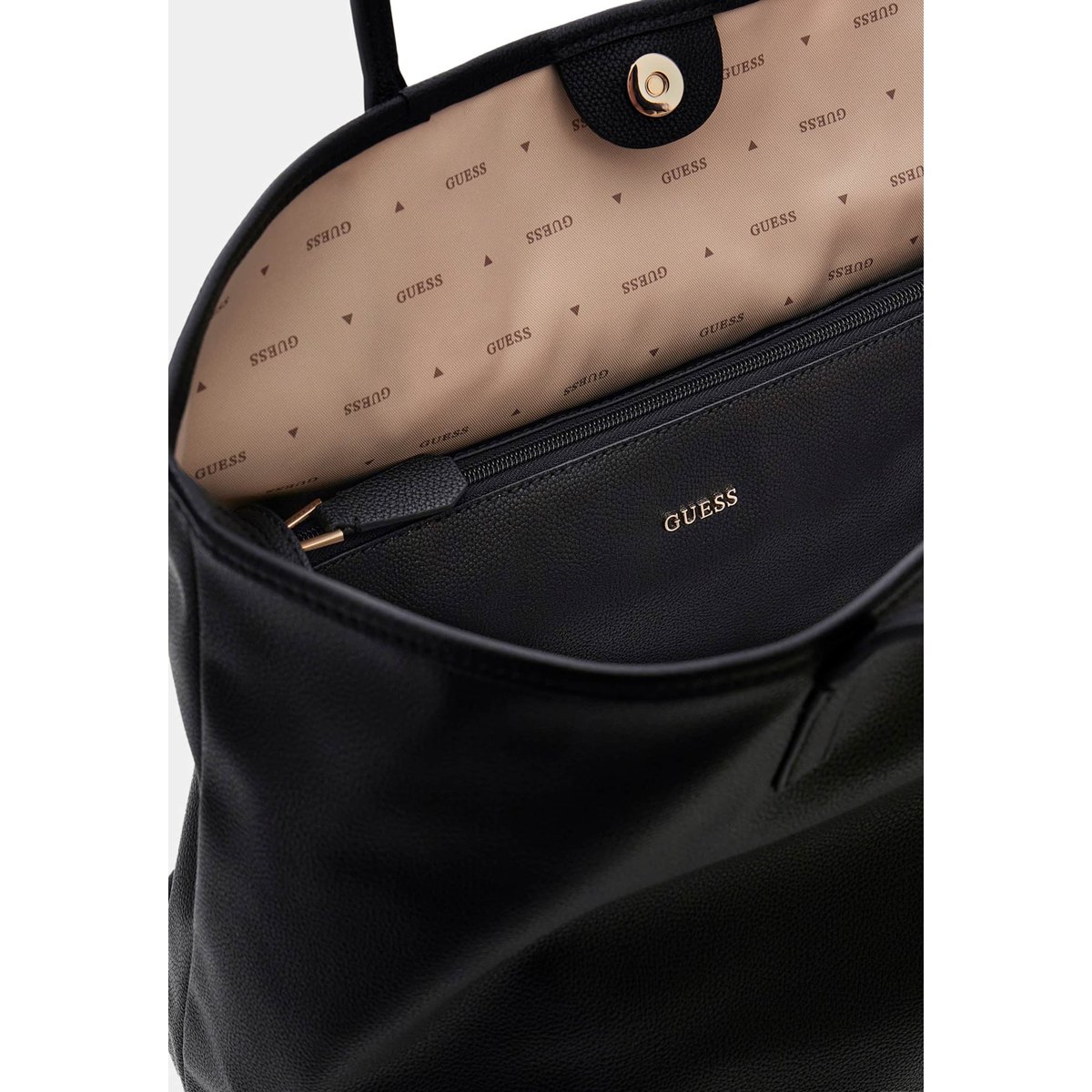 Sac Fourre-Cabas Victtoria Pochette Intérieure noir, GUESS