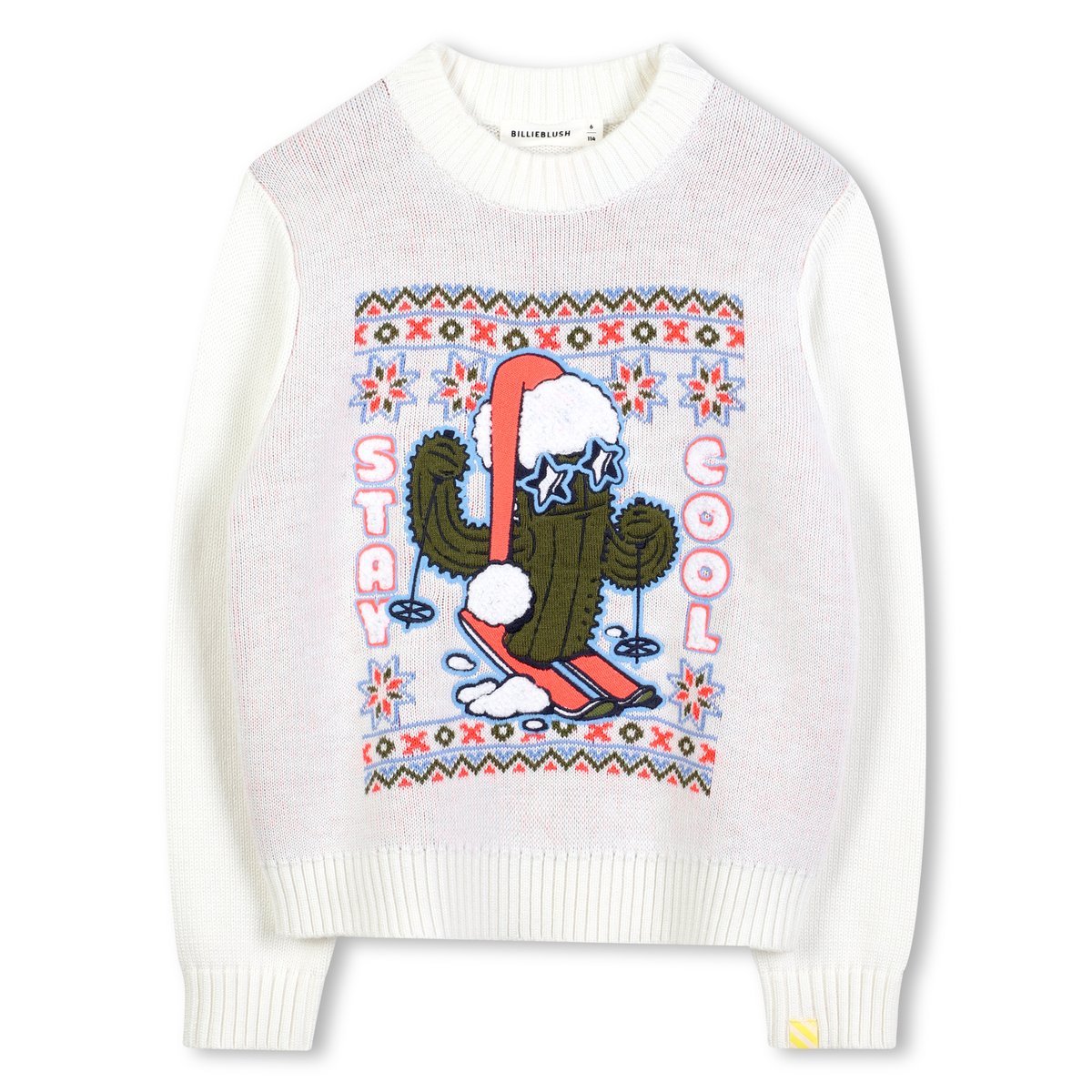 Pull de Noël tricoté rice, BILLIEBLUSH