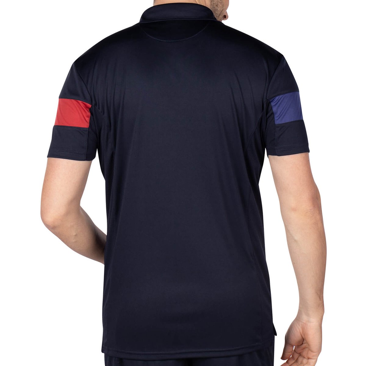 Polo tricolore Shilton navy x blanc, SHILTON
